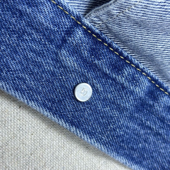 Levi's Virgil Denim Trucker Jacket Type 3 Virgil Abloh Big E - Picture 11 of 16